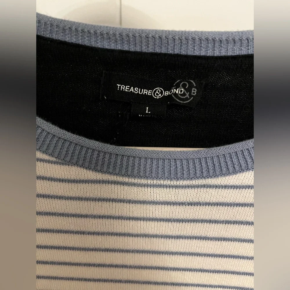Treasure & Bond Crewneck Sweater Size L - Picture 4 of 5